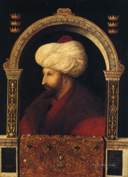 ジョバンニ・ベリーニ Painting - メフメール2世の肖像 ルネサンス ジョヴァンニ・ベッリーニ